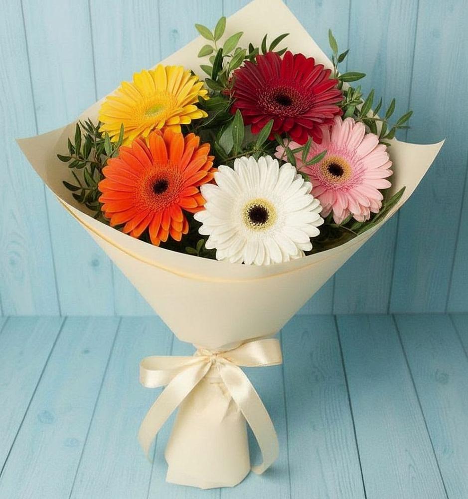 Букет цветов из: Герберы в Шаркан