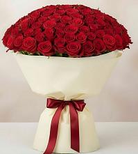 Букет 101 Красная роза Милано в Шаркан