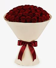 Букет 101 Бордовая роза Блэк Бакарра в Шаркан