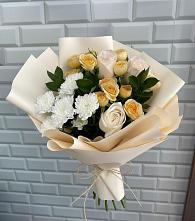 Букет цветов из:  Розы и Хризантемы в Шаркан