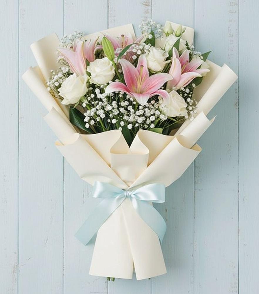 Букет цветов из: Лилии в Шаркан