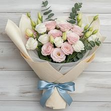 Букет цветов из:  Лизиантусы в Шаркан