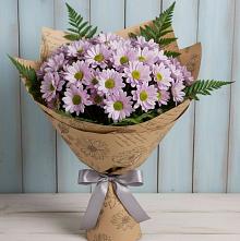 Букет цветов из:  Хризантемы #REPLACE_PRED# Шаркан