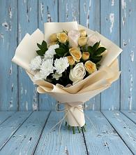 Букет цветов из:  Розы и Хризантемы в Шаркан