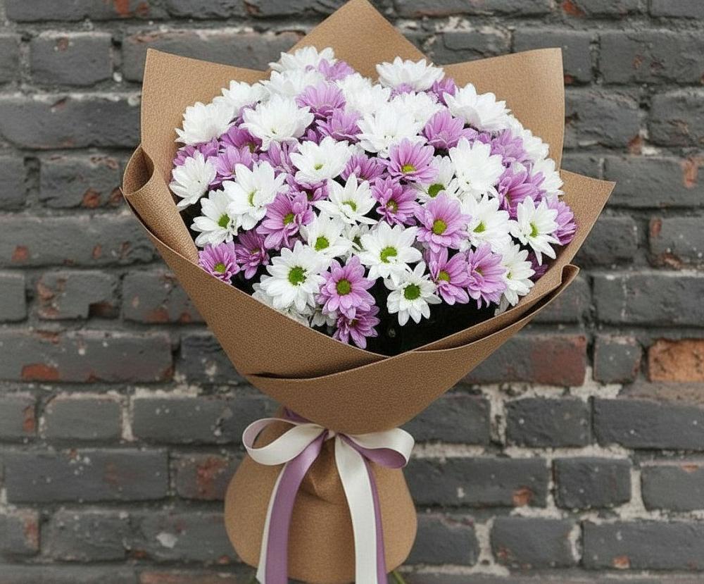 Букет цветов из: Хризантемы в Шаркан
