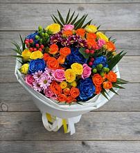 Букет цветов из:  Розы и Хризантемы в Шаркан
