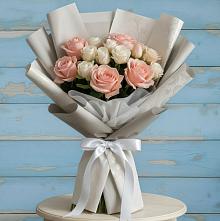 Букет цветов из:  Розы #REPLACE_PRED# Шаркан