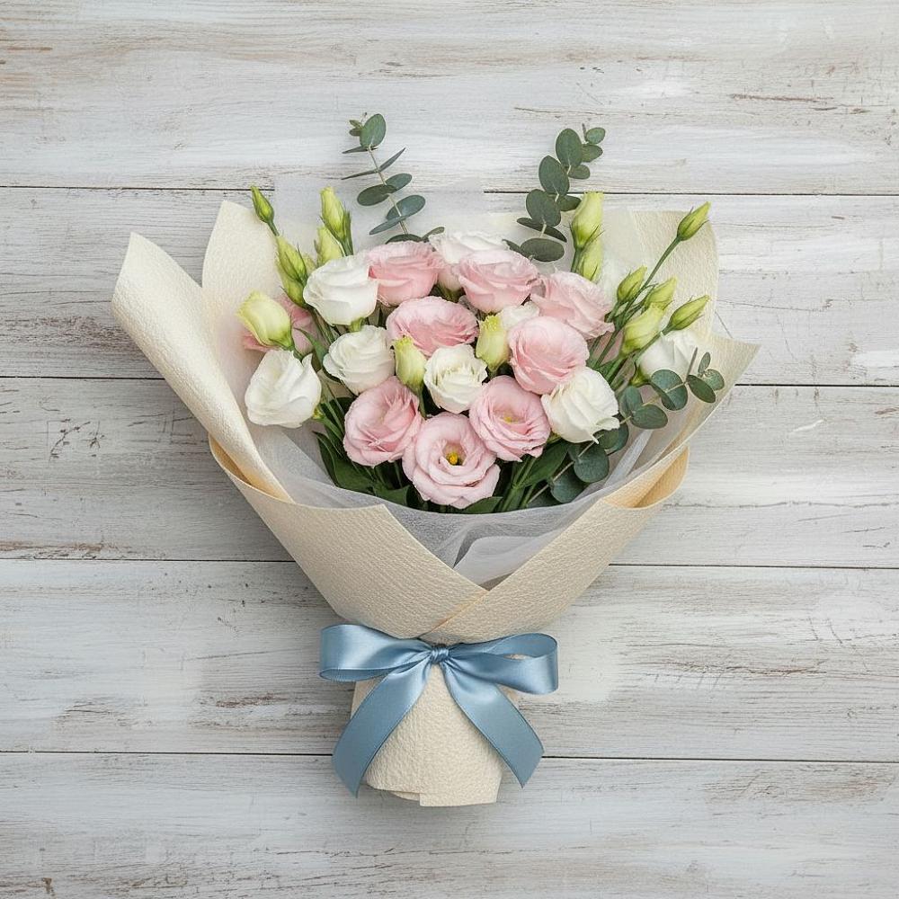 Букет цветов из: Лизиантусы в Шаркан